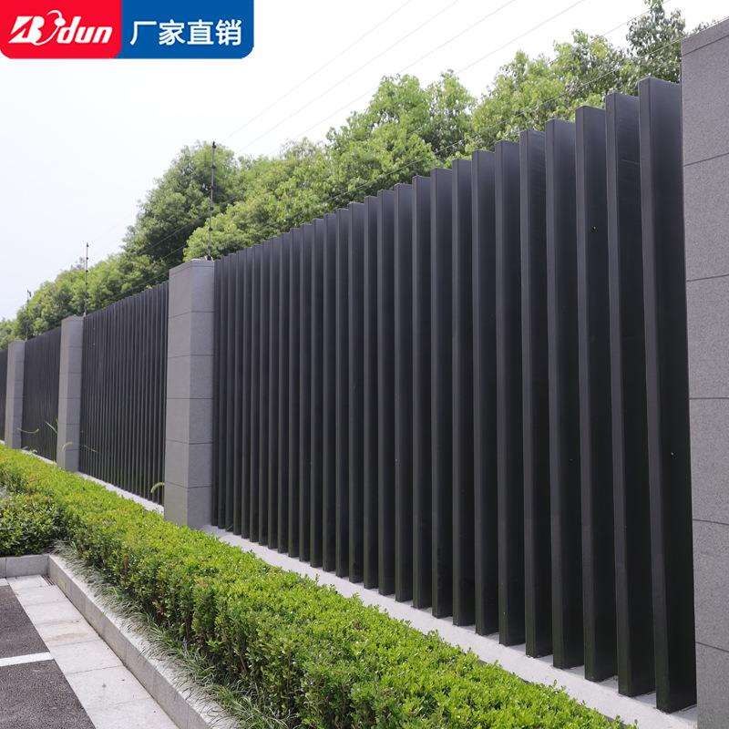 简约铝艺别墅庭院围栏欧式花园铝合金栅栏农村院墙防护栏杆