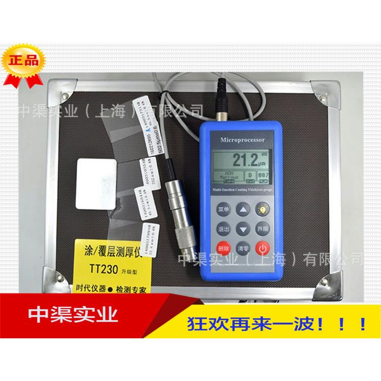 TT230涂镀层测厚仪 北京时代牌测厚仪涡流漆膜测厚仪0-1250um