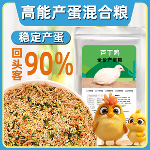 芦丁鸡饲料鹌鹑下蛋产蛋期专用粮食饲料芦丁鸡小鸡通用鸟食料