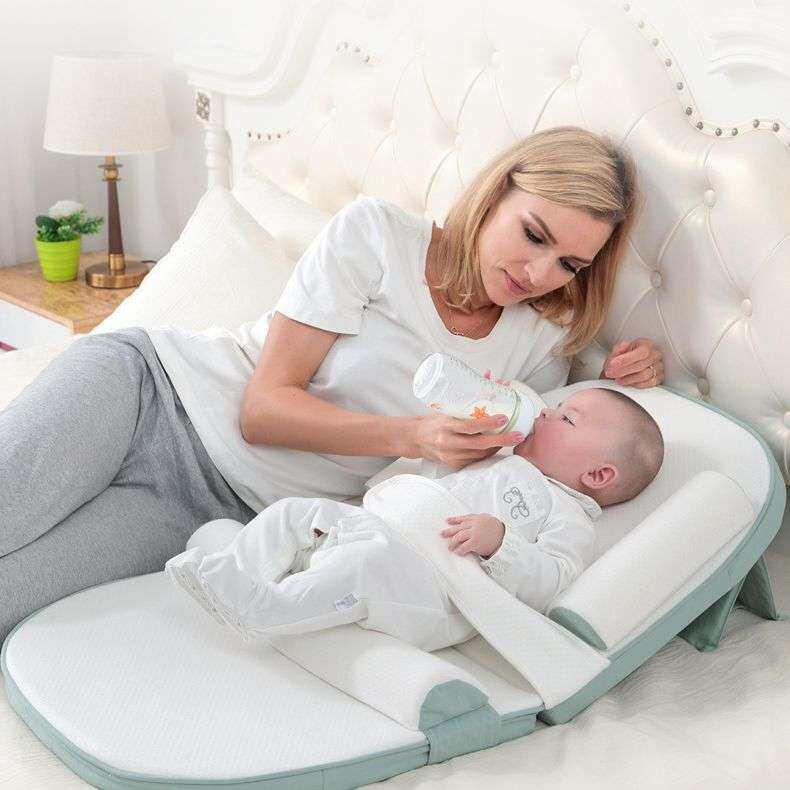 婴儿防吐奶斜坡垫防溢奶呛奶枕头新生儿儿护脊椎躺喂奶神器