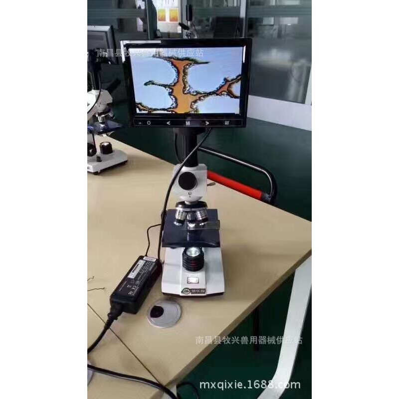 猪乐道恒温显微镜猪人工授精设备器械猪精液精子观察加热显微畜牧