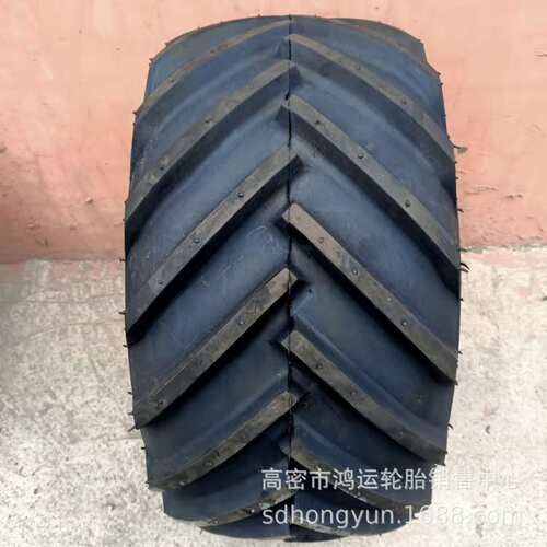 割草机轮胎26x12.00-12 农用机械31*15.5-15农机具人字花纹轮胎