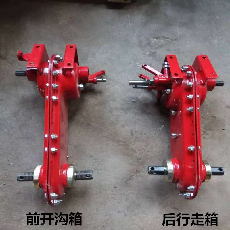 开沟培土机全齿轮箱体链条箱 旋耕行走变速箱 农用微耕机配件图片