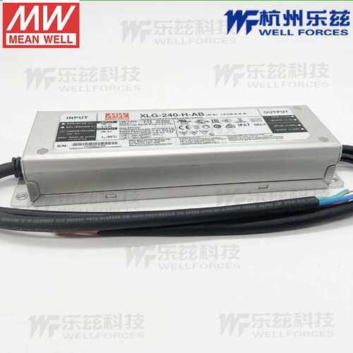 XLG-240-H-AB明纬239.6W 100~305V输入 4900mA输出三合一调光防水