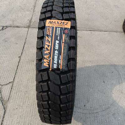 美路士MAXZEZ 10.00R20轮胎 MD616花纹卡客车轮胎耐磨损重载