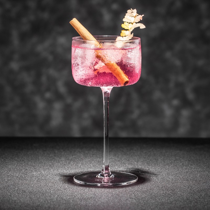 日式古典马天尼杯鸡尾酒阔口水晶玻璃高脚杯酒R吧横切马提尼调酒