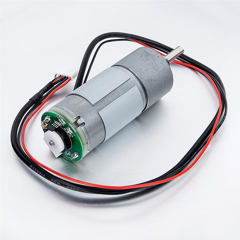 12v 24v 15W10W全金属大扭力定制化37mmO减速直流电机带编码器霍