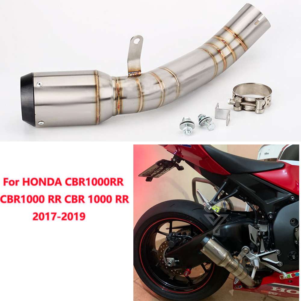 Honda CBR1000RR 17-19 排气管改装 一体尾段消声器 专车专用无损