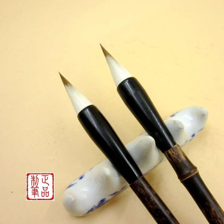 北尾狼兼毫毛笔 厂家直供 狼毫 羊狼毫 书写书画 毛笔