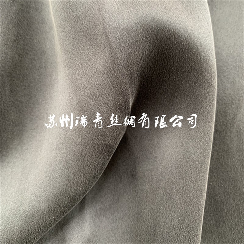 厂家直供16mhm真丝砂洗素绉缎桑蚕丝真丝绸面料炼白坯布可染色印