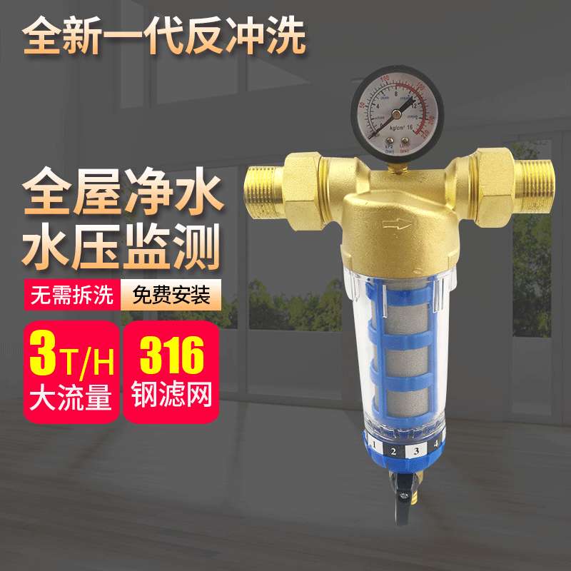 过滤器 前置过滤器纯铜反冲洗 全铜前置过滤器 生产厂家