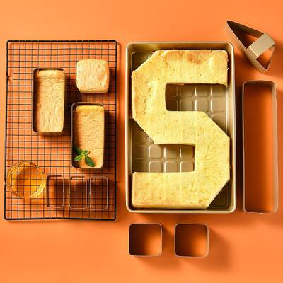 烘焙工具字母数字不锈钢烤盘蛋糕模具Alphanumeric cake mold