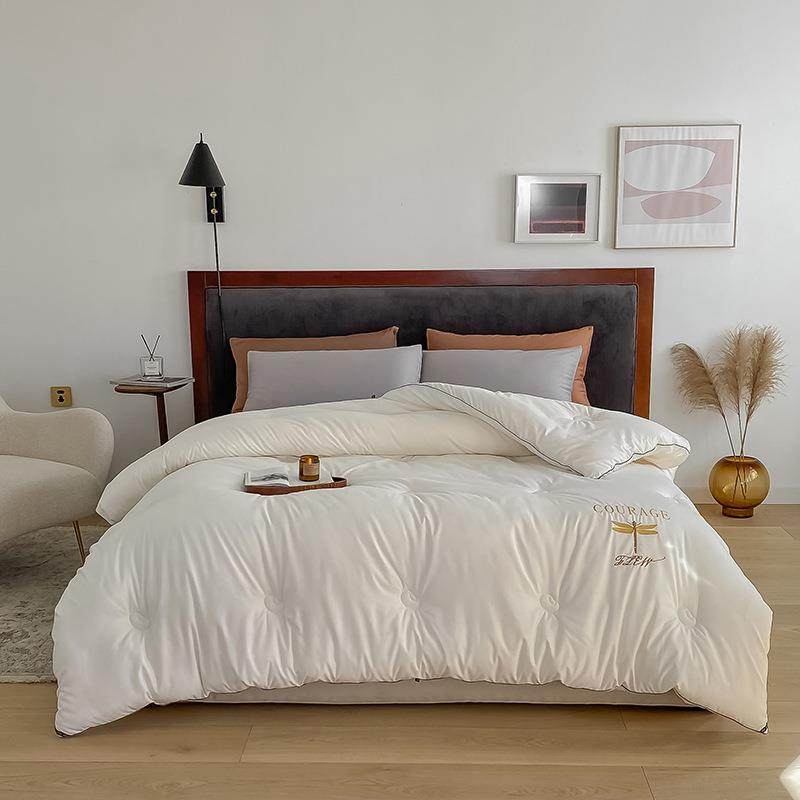 刺绣大豆被春秋被冬季被单人学生宿舍被子加厚保暖冬被双人棉被芯,电子元器件市场,其它元器件,淘宝优惠券,粉丝福利购,淘宝优惠卷