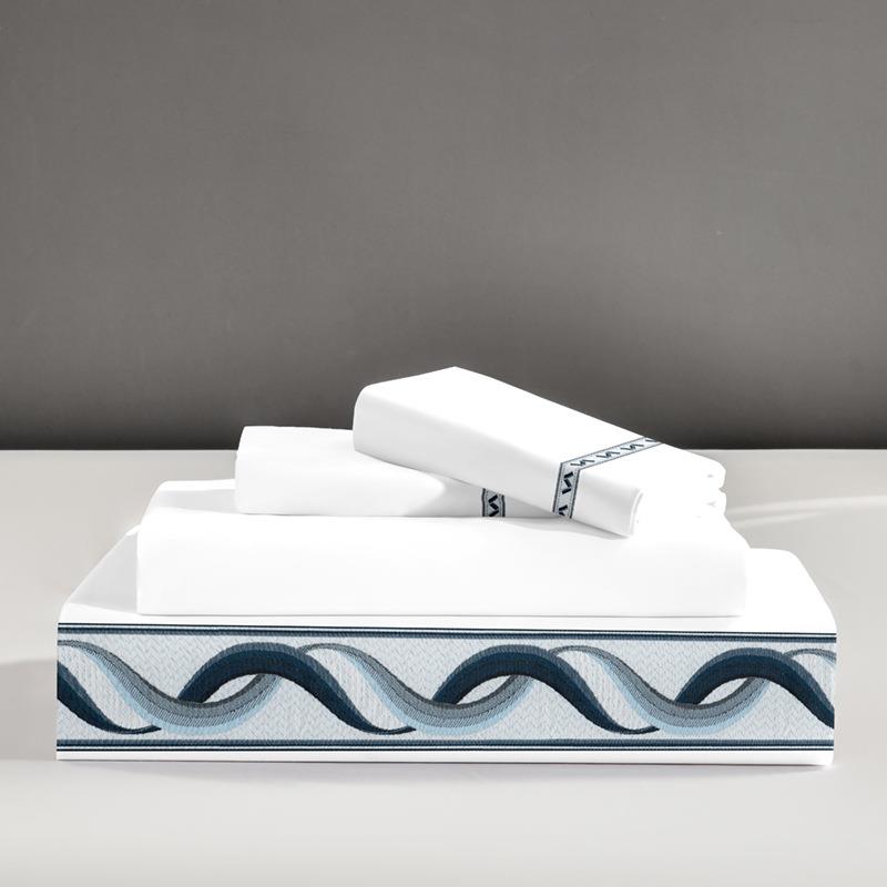 酒店布草民宿宾馆四件套被套床单双人被罩白色床上用品南通家纺