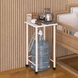 桶装水上方置物架可移动饮水桶置物柜客厅落地实木放烧水壶放置架