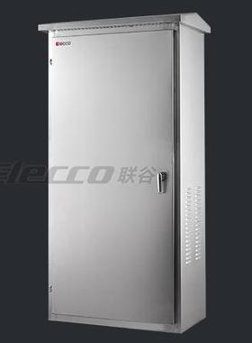 联谷不锈钢户外柜700*1700*370mm/落地动力柜IP55室外防水柜 B级