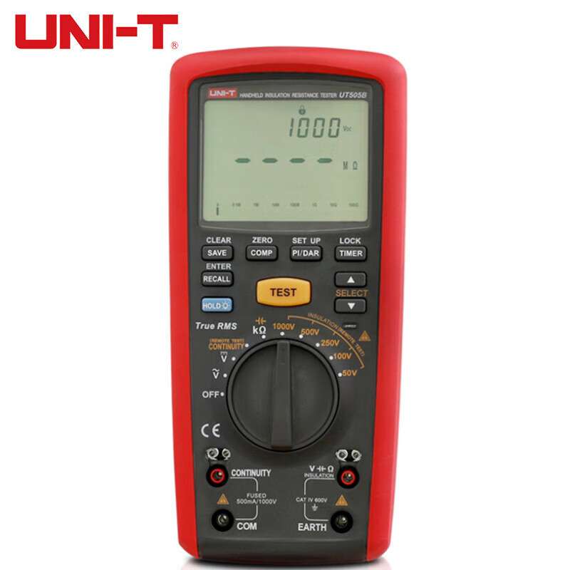 优利德UT505A/515A绝缘电阻仪UT512E/513B/516B数字兆欧表