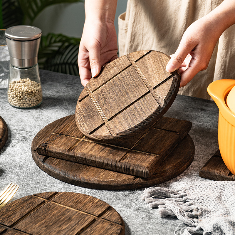 木质隔热垫砂锅隔热专用垫加厚餐垫大号锅K垫防烫桌垫子防水杯垫
