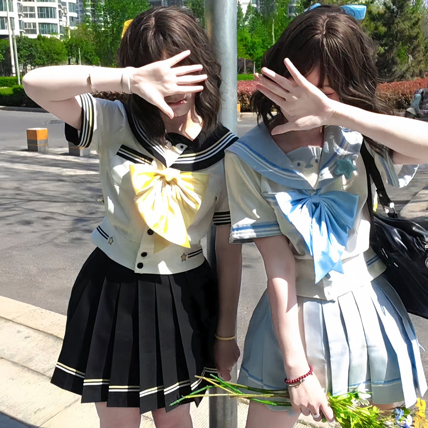 企愿星女日系JK水手服甜美收腰