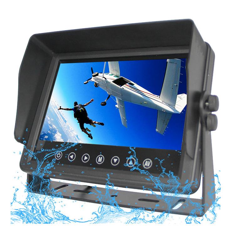 7寸IP69防水车载显示器工程车冷链特种车矿车叉车专用显示器