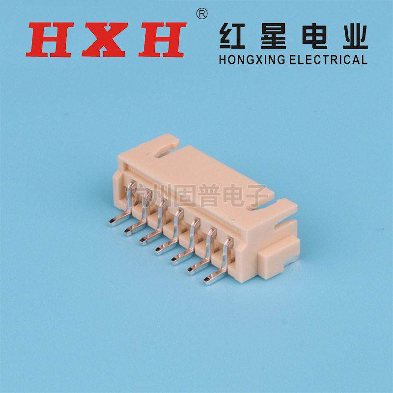 红星XH2.54卧贴HX25003-2AWB-3A-4A-5A-6A-7A-8AWB卧式贴片接插件
