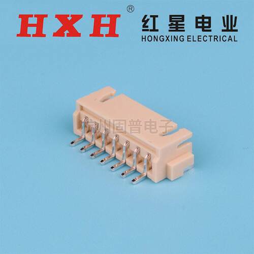 红星XH2.54卧贴HX25003-2AWB-3A-4A-5A-6A-7A-8AWB卧式贴片接插件