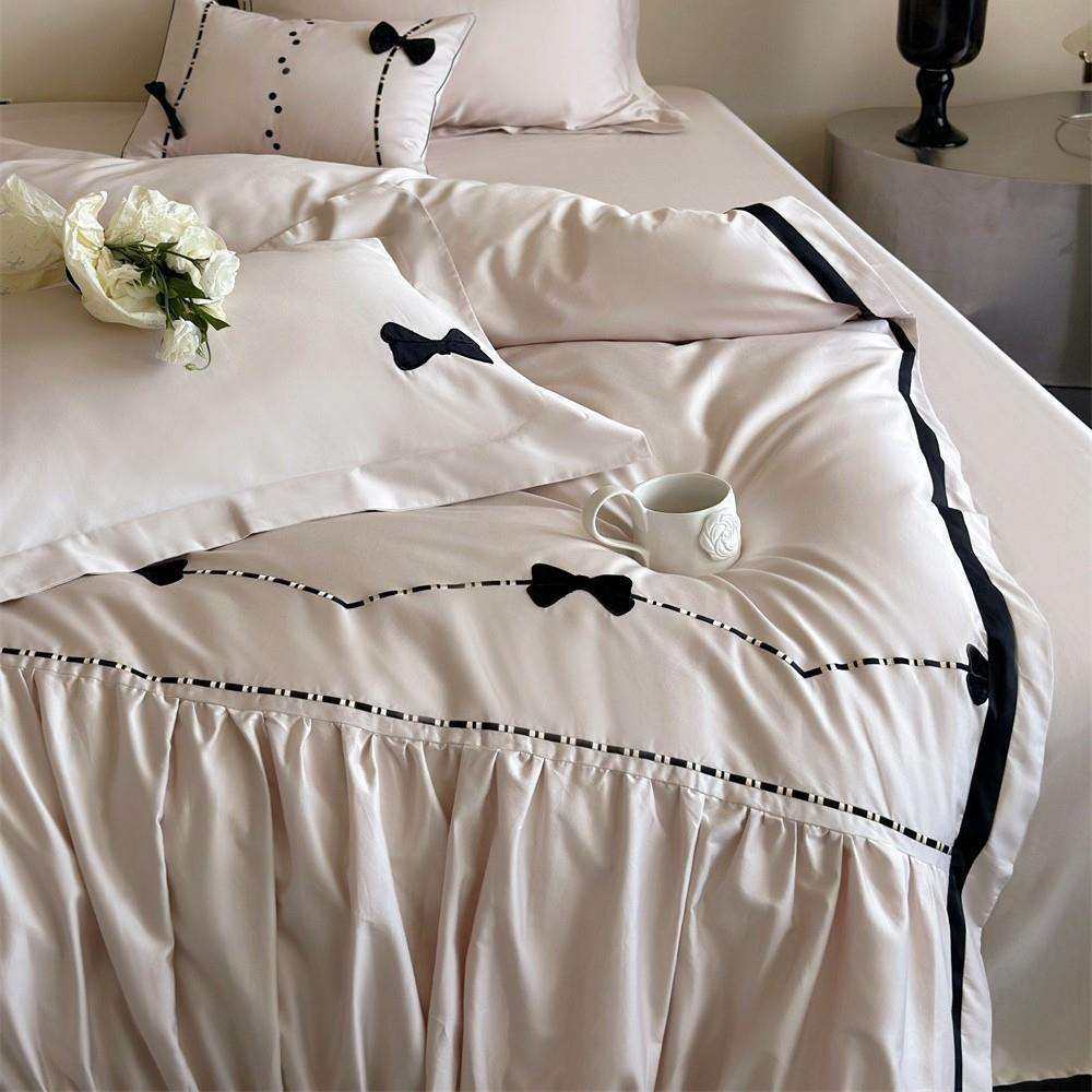 长绒棉四件套丝绒蝴蝶结花边被套床单1.8m床品,鲜花速递/花卉仿真/绿植园艺,割草机/草坪机,淘宝优惠券,粉丝福利购,淘宝优惠卷