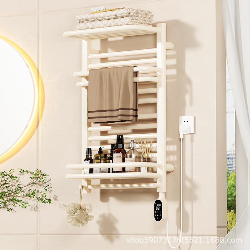 木希林智能碳纤维电热毛巾架烘干架浴室卫生间置物架