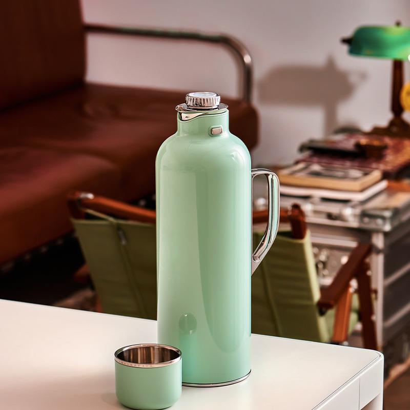 一原传家壶中式复古暖壶热水瓶家用保温壶办公商务不锈钢焖茶壶