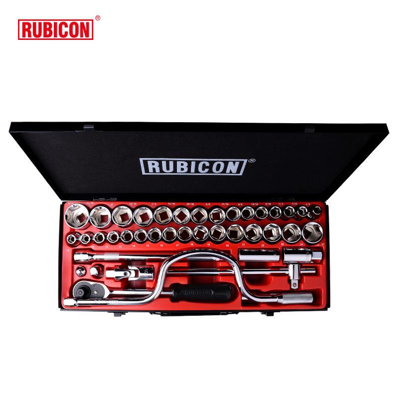 RUBICON罗宾汉工具 42件1/2系列汽修专用套筒工具套装 RSS-042