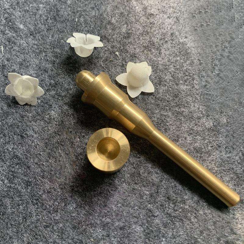 铃兰天地套镘 烫花造花手作染色布花工具北京绢花材料