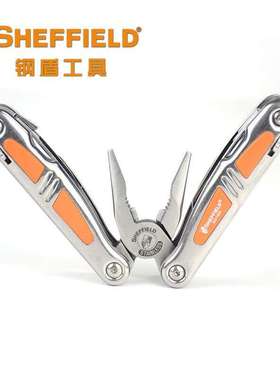 钢盾 SHEFFIELD S041003 12合1不锈钢多用钳