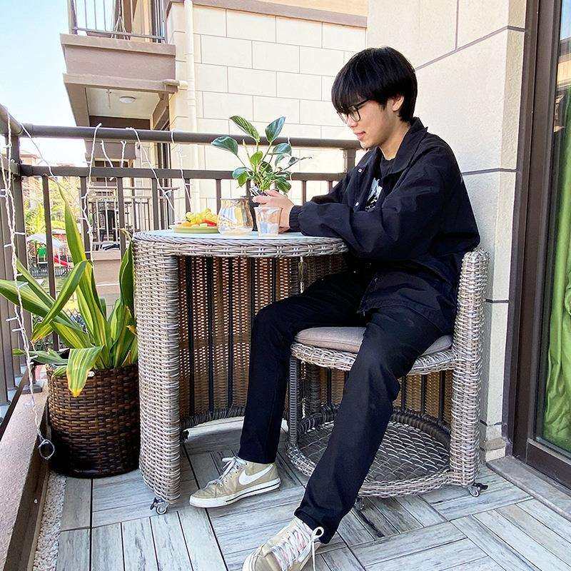 馨宁居阳台小桌椅可移动折叠收纳多功能小圆桌藤编户外庭院小茶桌,商业/办公家具,商用藤编家具,淘宝优惠券,粉丝福利购,淘宝优惠卷