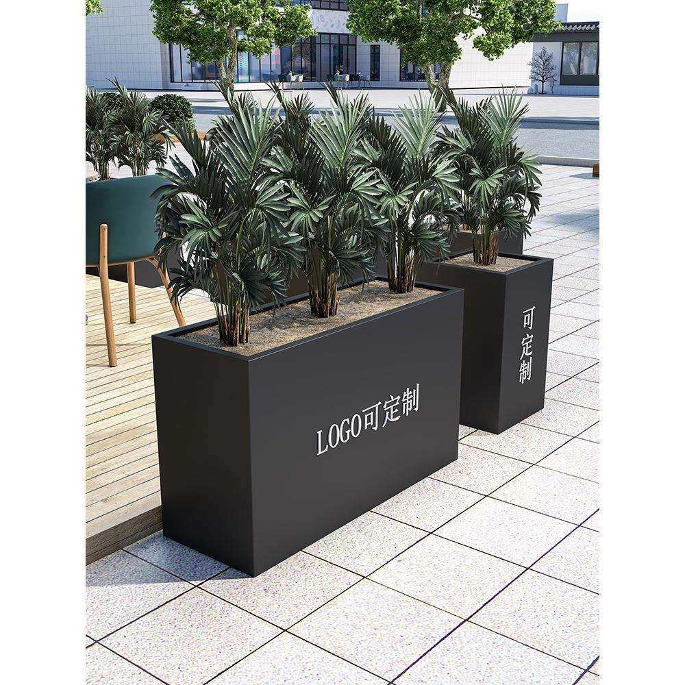 户外不锈钢铁艺镀锌板花箱种植箱室外摆隔断围栏广场庭院花坛花槽,商业/办公家具,花坛/花箱,淘宝优惠券,粉丝福利购,淘宝优惠卷