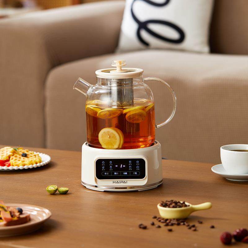 海牌全玻璃养生壶多功能花茶壶家用办公室小型花茶器烧水壶炖