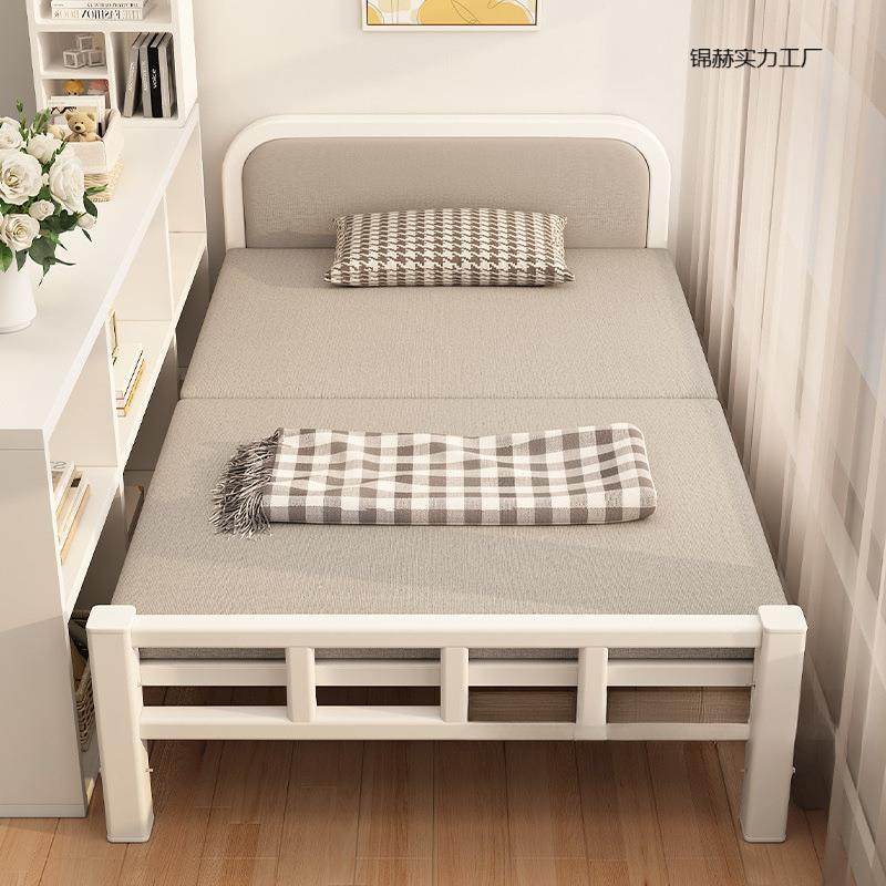 学生新款家具折叠床单人床家用午休简易宿舍出租屋轻奢1米2床简约