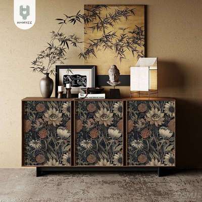 宿舍桌面贴纸翻新加厚仿真即时贴自粘防水墙纸壁纸复古花植墙贴