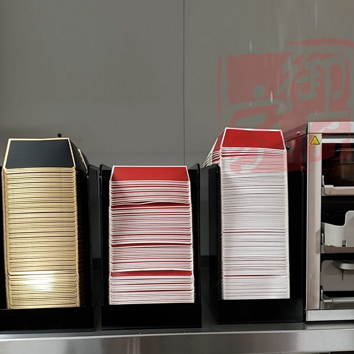 kfc必胜客纸盒柜台披萨店老北京茶收纳打包袋上校鸡块咖啡奶垫架