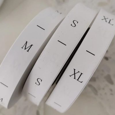 黑白布订做数字现货尺码标尺码标定制服装领标衣服尺码标儿童童装