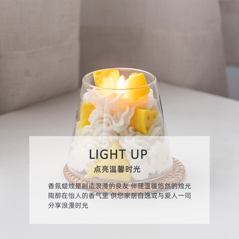 蜡DIY冰淇淋草莓塔杯套工具原料香薰蜡烛餐创意手工蔓玥
