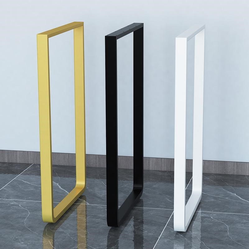 铁艺桌腿c支架脚架定制圆弧腿金属吧台支撑架桌子腿餐桌腿书桌岛