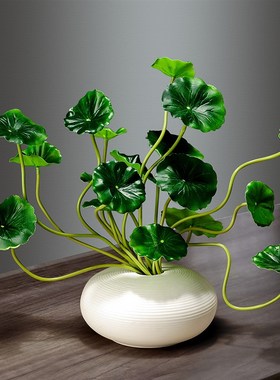 禅意新中式花瓶摆件创o意客厅电视柜装饰品房间酒柜玄关陶瓷工艺