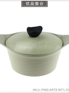 现代简约样板房餐桌厨房软装摆件创意家居饰品陶瓷汤锅BJ103-16