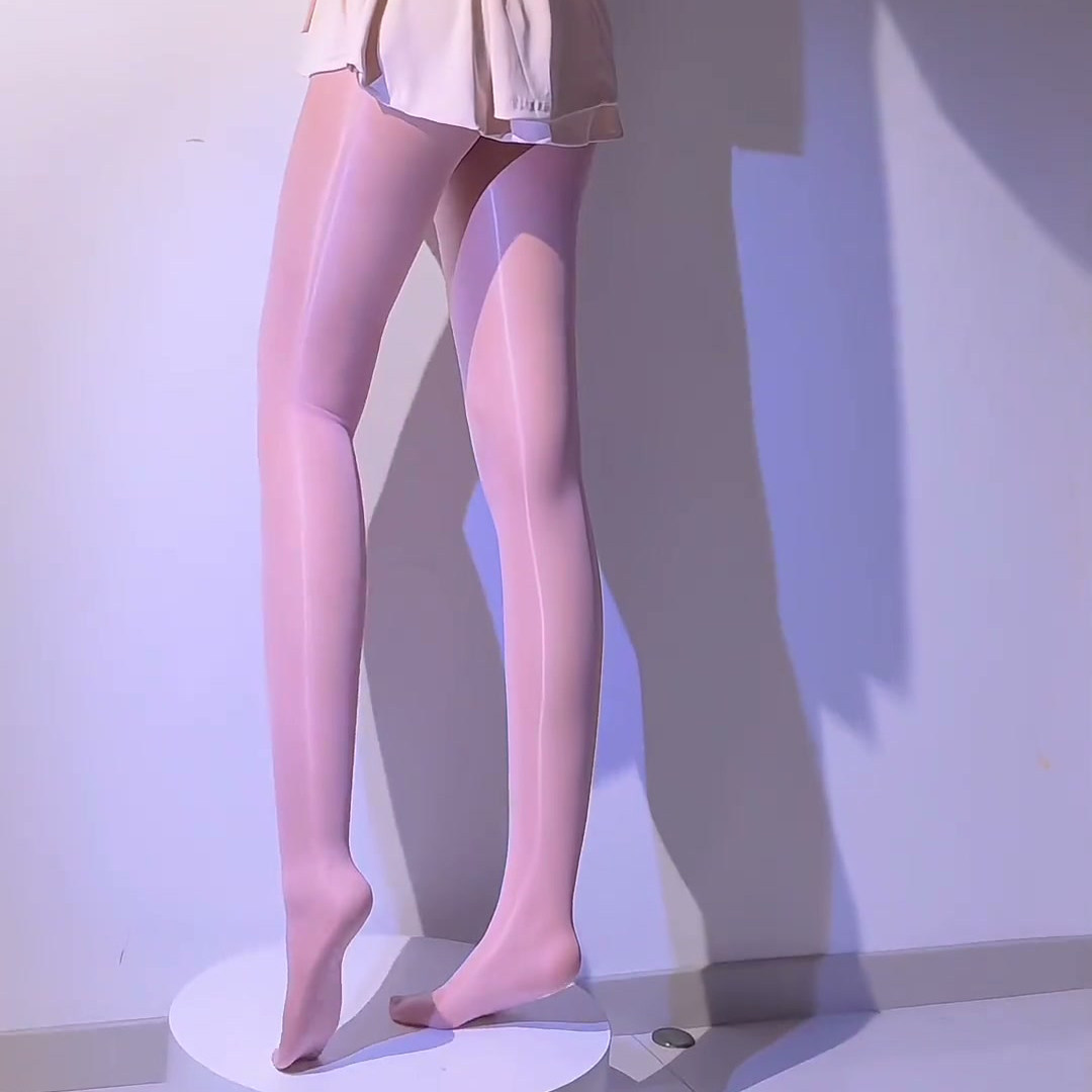 纯色袜超细腻油光亮丝袜女超薄高弹连裤袜无缝裆高密度丝滑打底袜