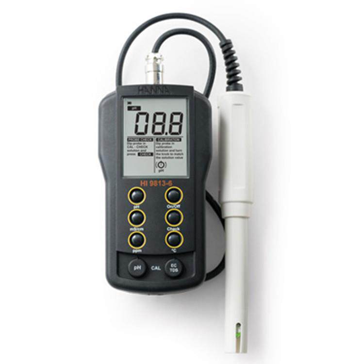 HANNA HI9813-61 微电脑pH-EC-TDS-℃测定仪