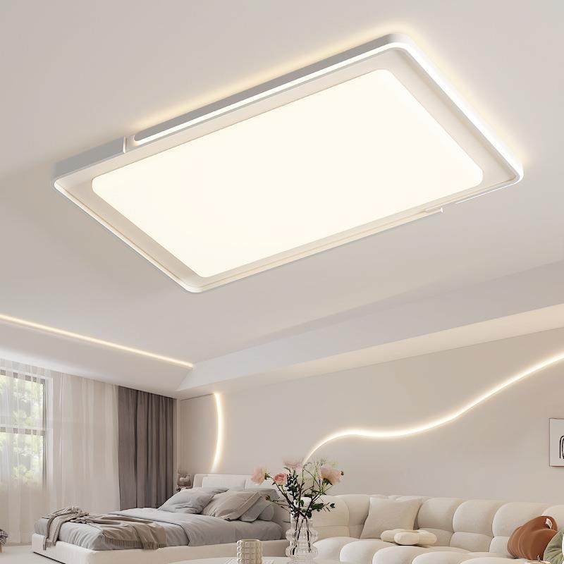 客厅大灯2025新款现代简约卧室主灯奶油风灯具全屋中山灯饰吸顶灯