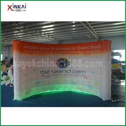 婚礼晚会灯光墙 活动展示LED充气墙 遥控变色舞台灯光围墙装饰