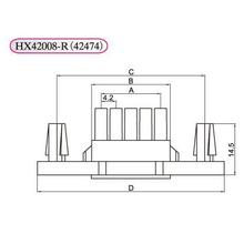 HXH红星接插件 42474 HX42008-2R/4R/6R/8R/10R/12R/14R/16R/24R