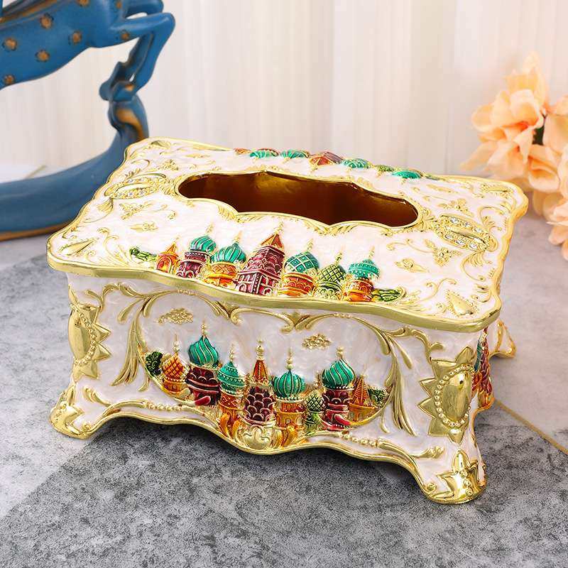 高档城堡纸巾盒客厅轻奢桌面抽纸盒现代创意餐巾收纳盒家用酒店盒,电子元器件市场,其它元器件,淘宝优惠券,粉丝福利购,淘宝优惠卷