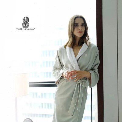 浴袍JW万豪洲际天鹅珊瑚绒五星浴裙/浴袍/浴衣